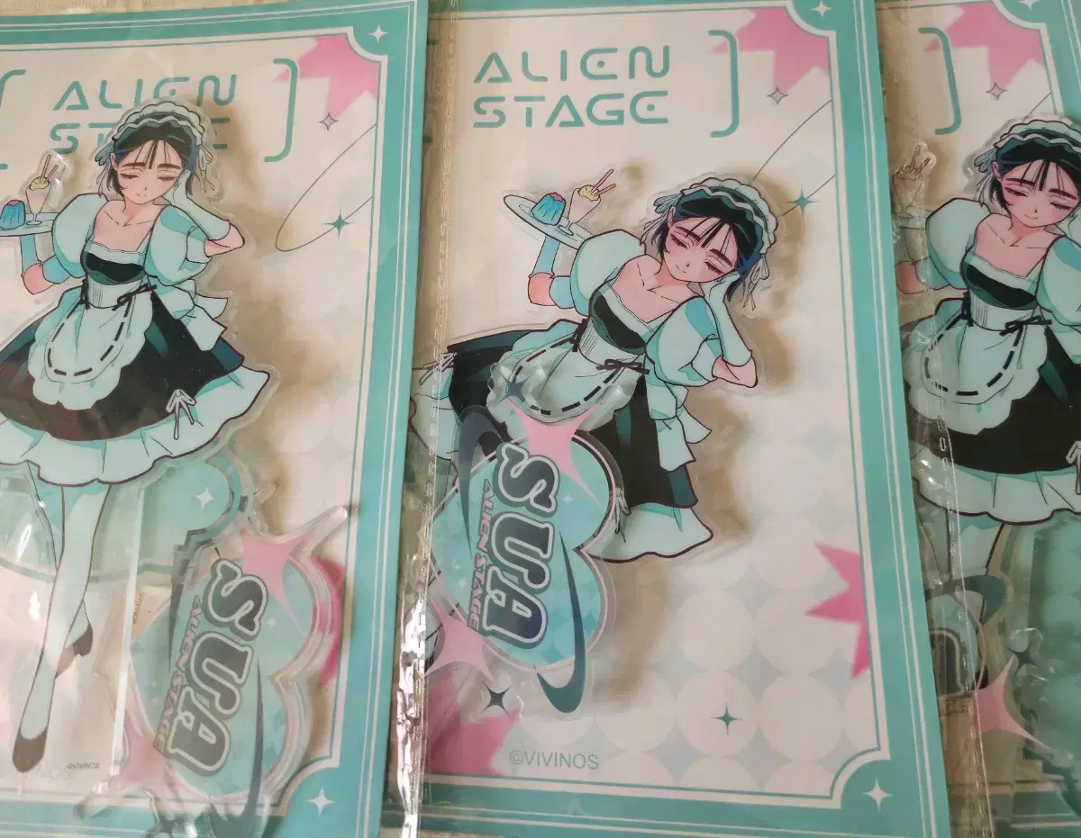 Aste Alien Stage China pop up Maid Cafe sua Maid Acrylic Stand