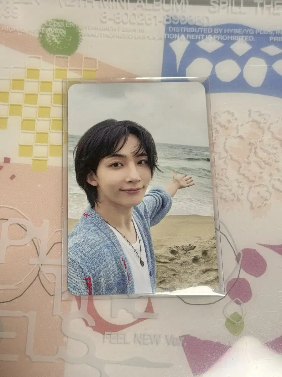 seventeen jeonghan spill the feels u version photocard wts