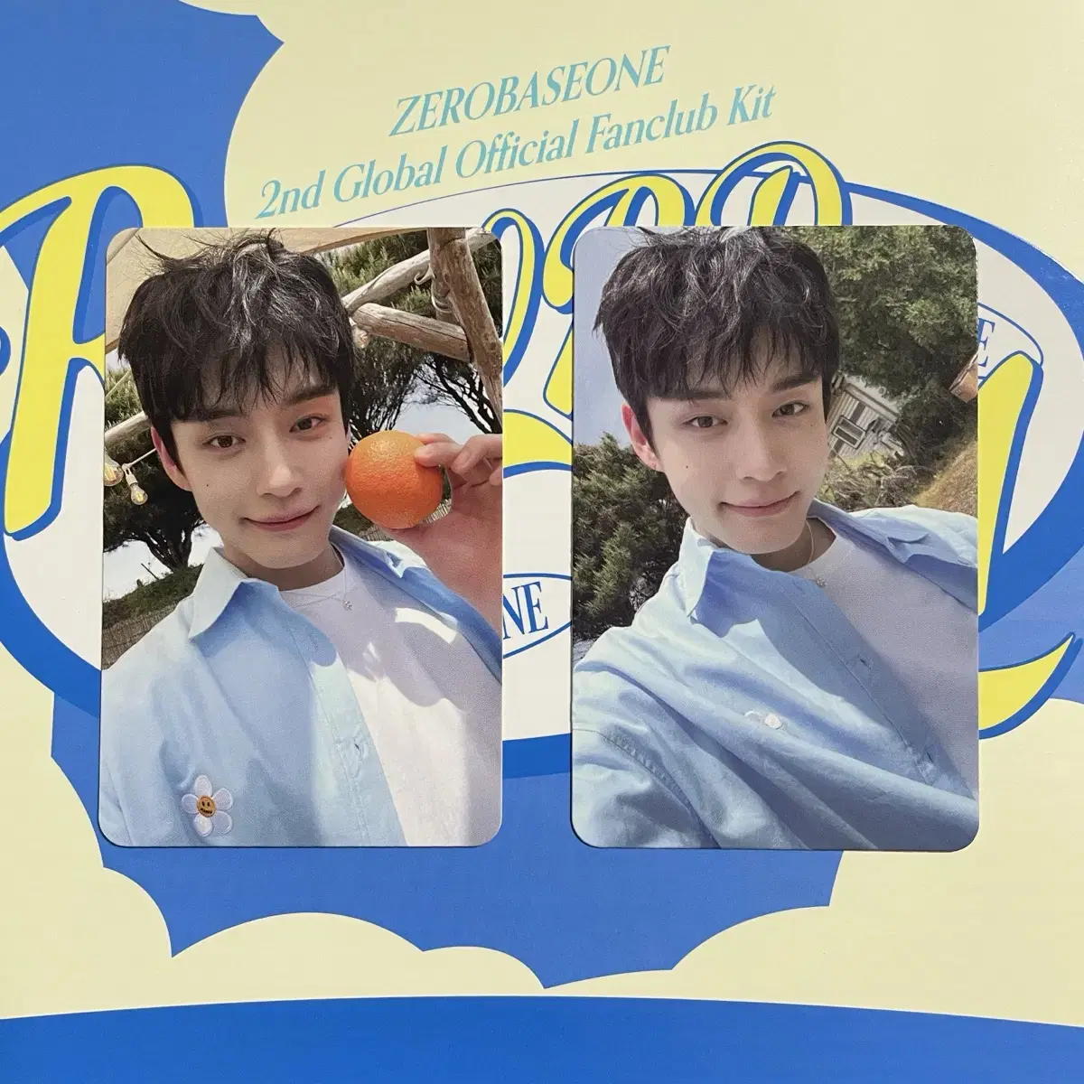 zerobaseone kim jiwoong fanclub2photo kard wts