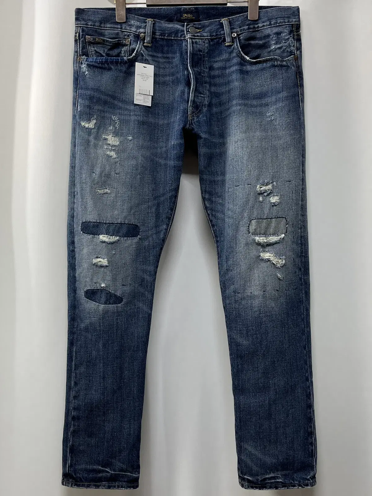 Polo Ralph Ralph Lauren Mexico Man Sullivan Repair Hickory Denim Pants RRLoublel