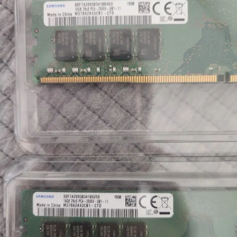 삼성 DDR4 2666 16GB 2장 판매합니다