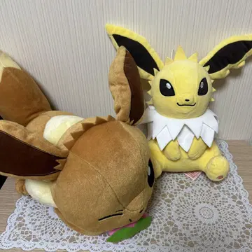 포켓몬스터 모구모구 타임 엄청나게 큰 이브이 봉제 인형 샌더스