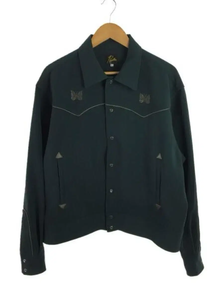 Needles Double Cloth Piping Cowboy Jacket Black