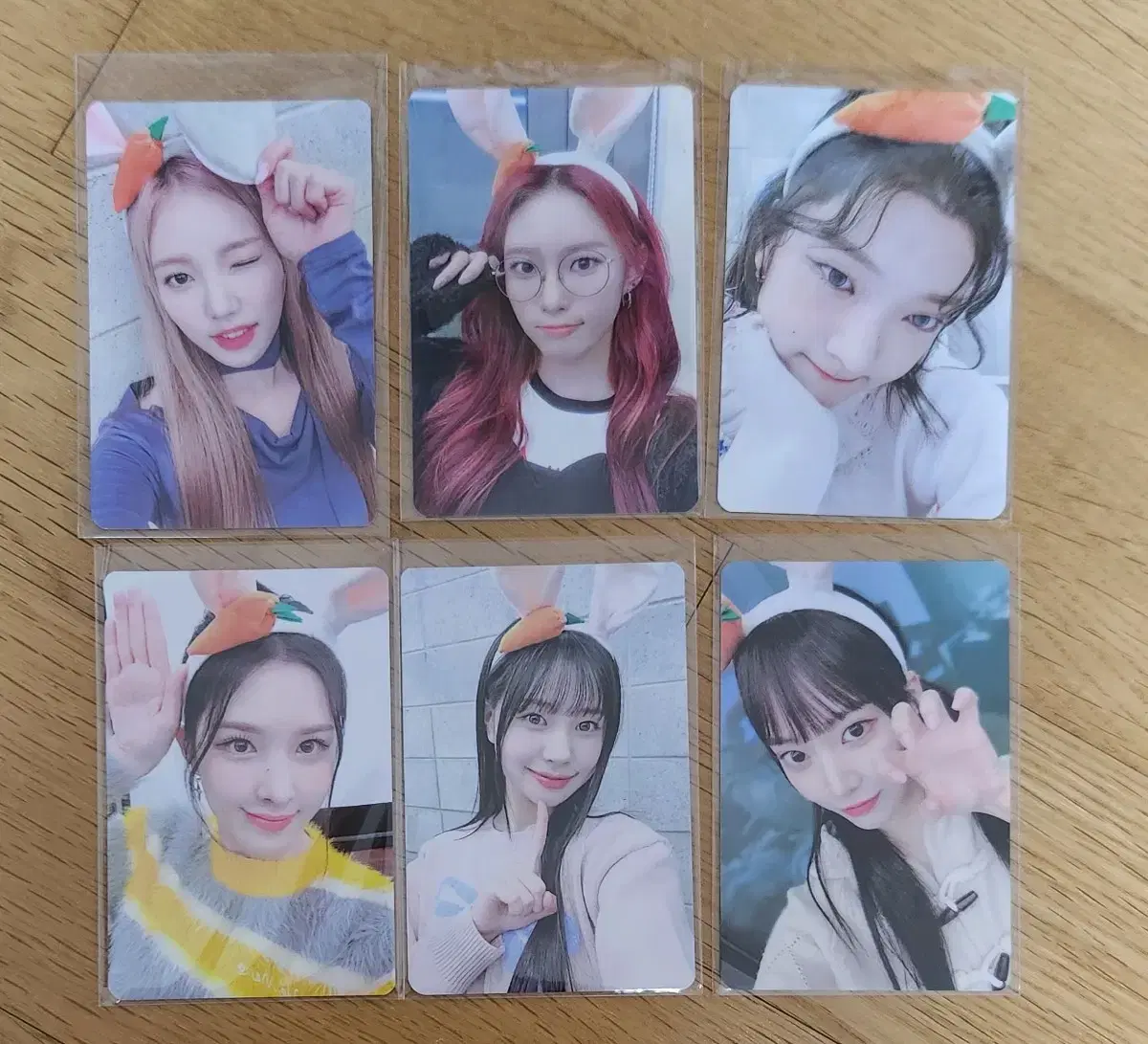 Weekly Mifan photocard Set of 6 wts unreleased photocard Weekly Photo Card