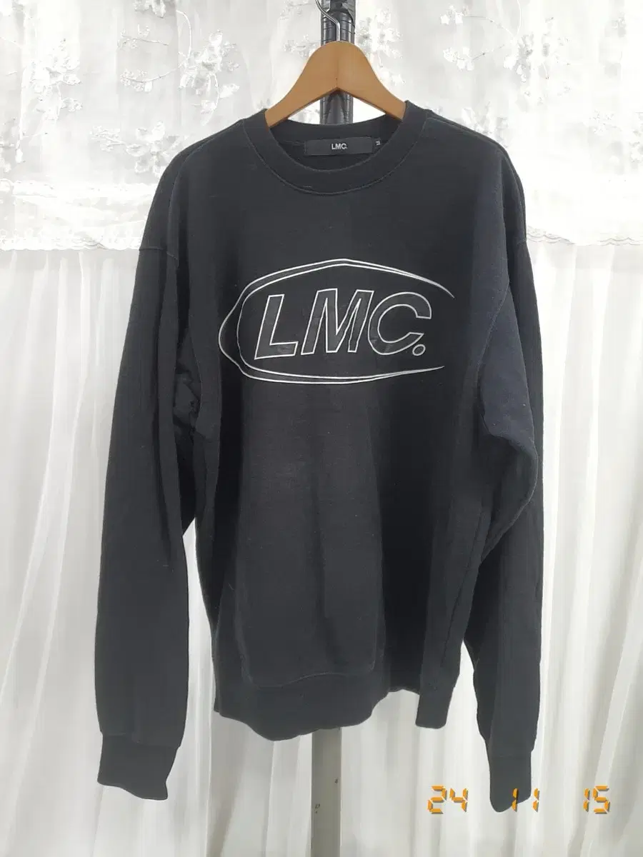 LMC  맨투맨 티셔츠 M 블랙 색상