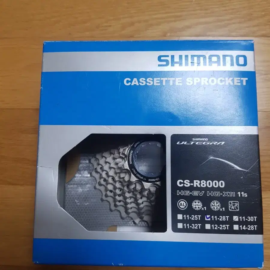 (새제품) 울테그라 스프라켓 CS-R8000 11S 11-28T