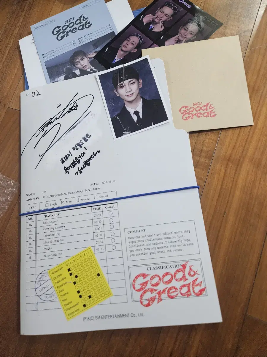 Shinee key key Good & Great handwritten sign Mentions (tojiwoo)