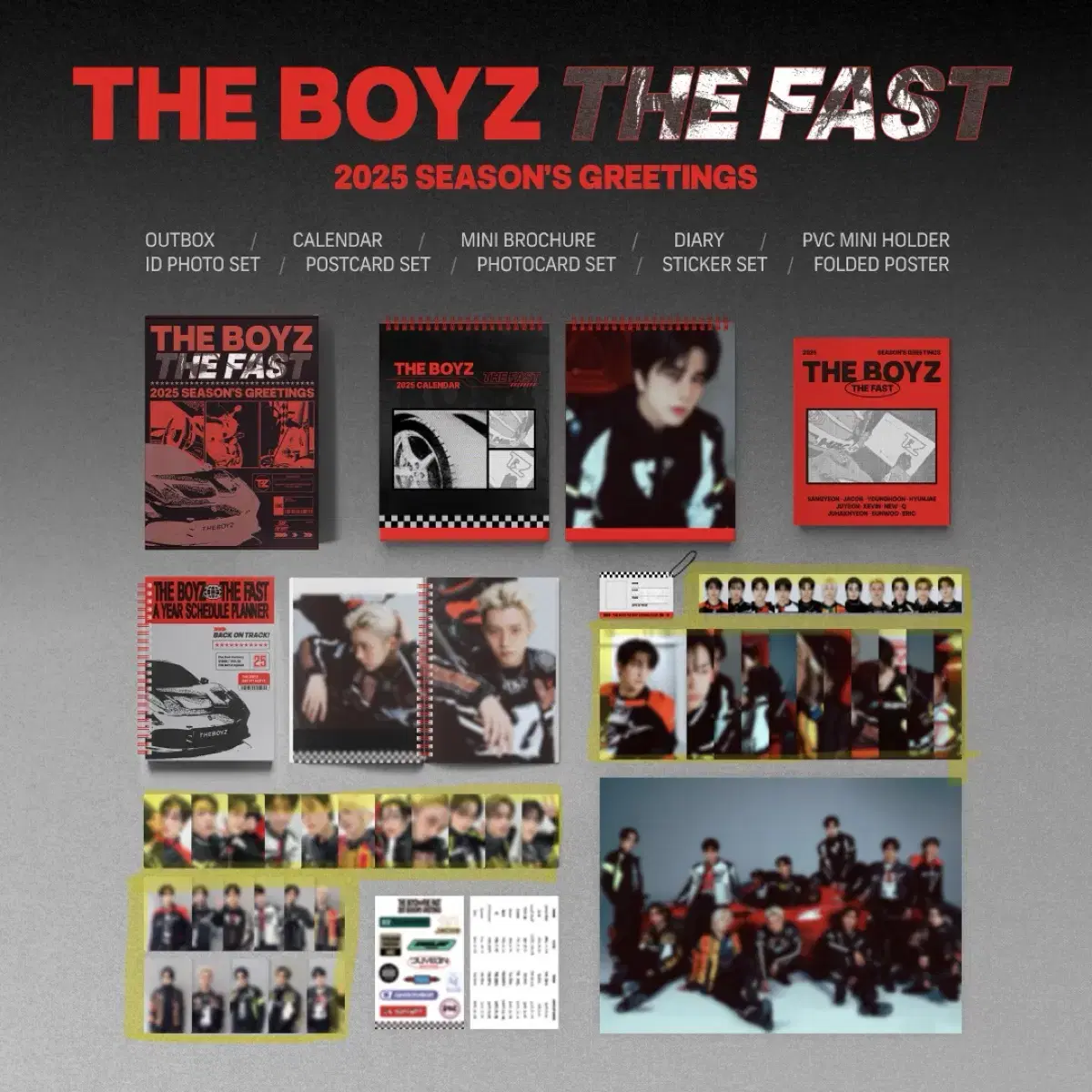 The Boyz q 2025 seasons greetings buncheol + with muu pre-order benefits