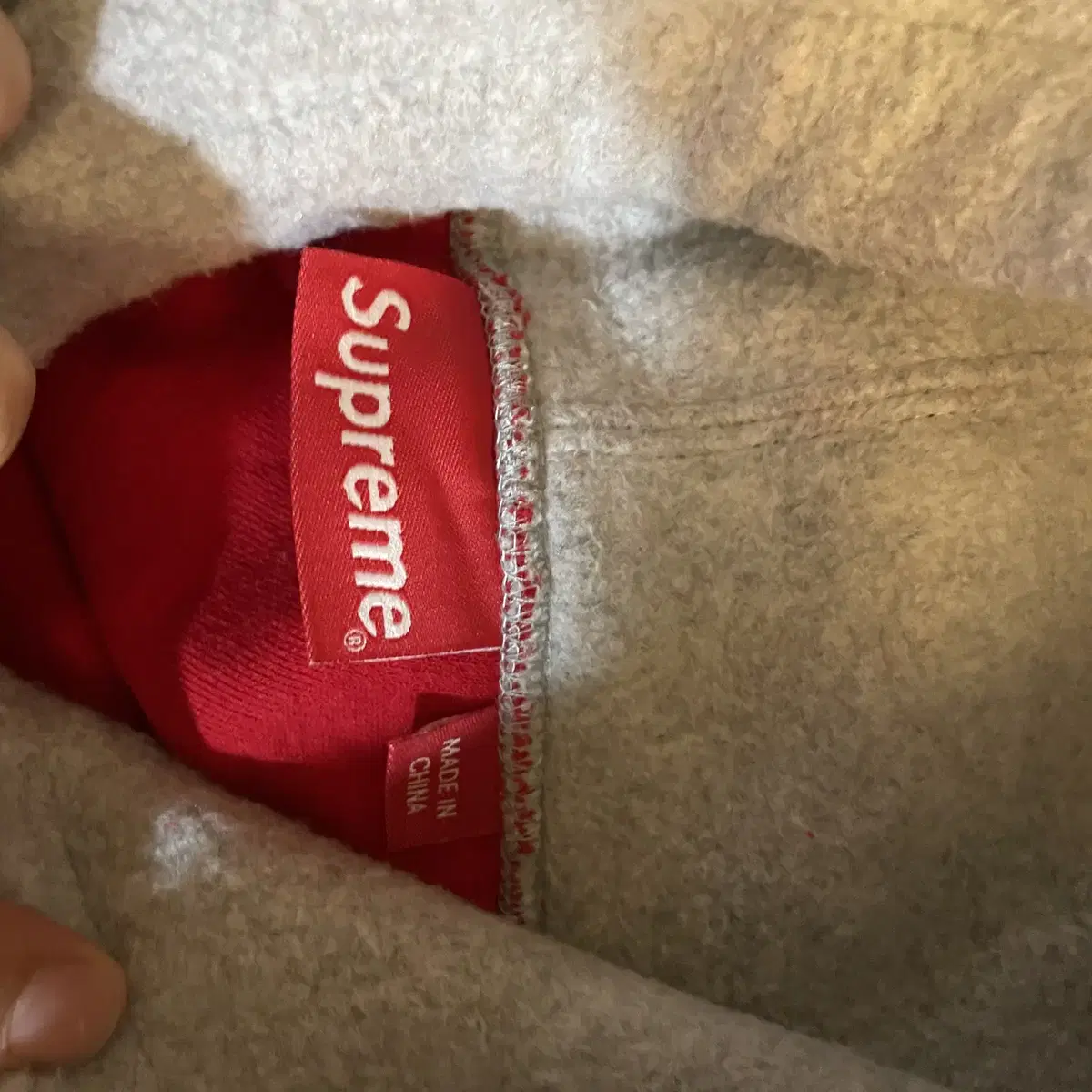 [S]supreme inside out hoodie