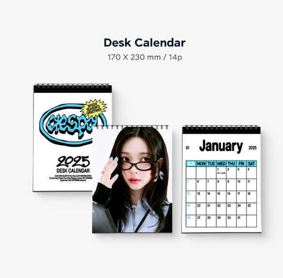 aespa seasons greetings 25 calendar diaries wts