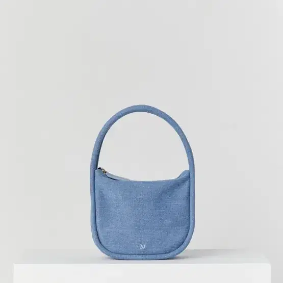 여밈oval bag (denim) 토트백