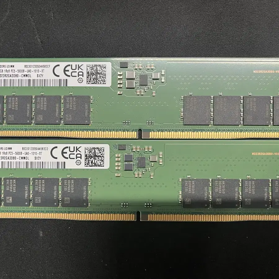 DDR5 5600 16gb 메모리 2장 팝니다.