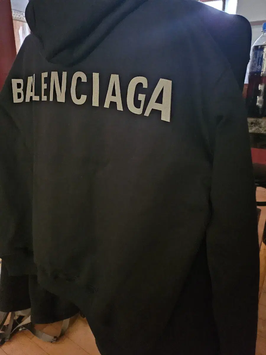 Balenciaga Back Logo Hoodie Overfit