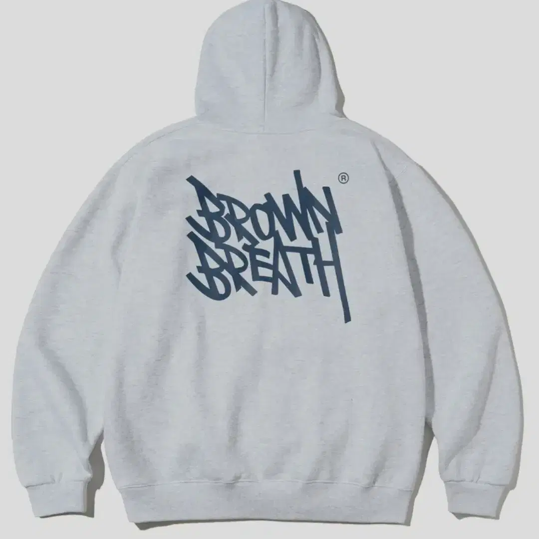 brown breath 후드티 L