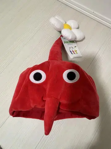 피크민 나리키리 모자 모자 모자 빨간색 피크민 택 포함 미사용품 택 포함