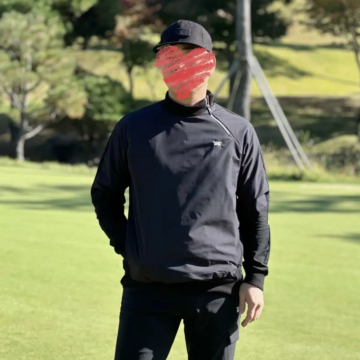 pxg 맨즈 윈터 아노락 윈드스토퍼 티셔츠