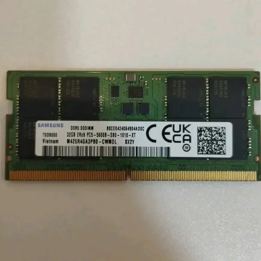 삼성 DDR5 44800 RAM32GB 노트북 5600Mhz 랩탑 메모리