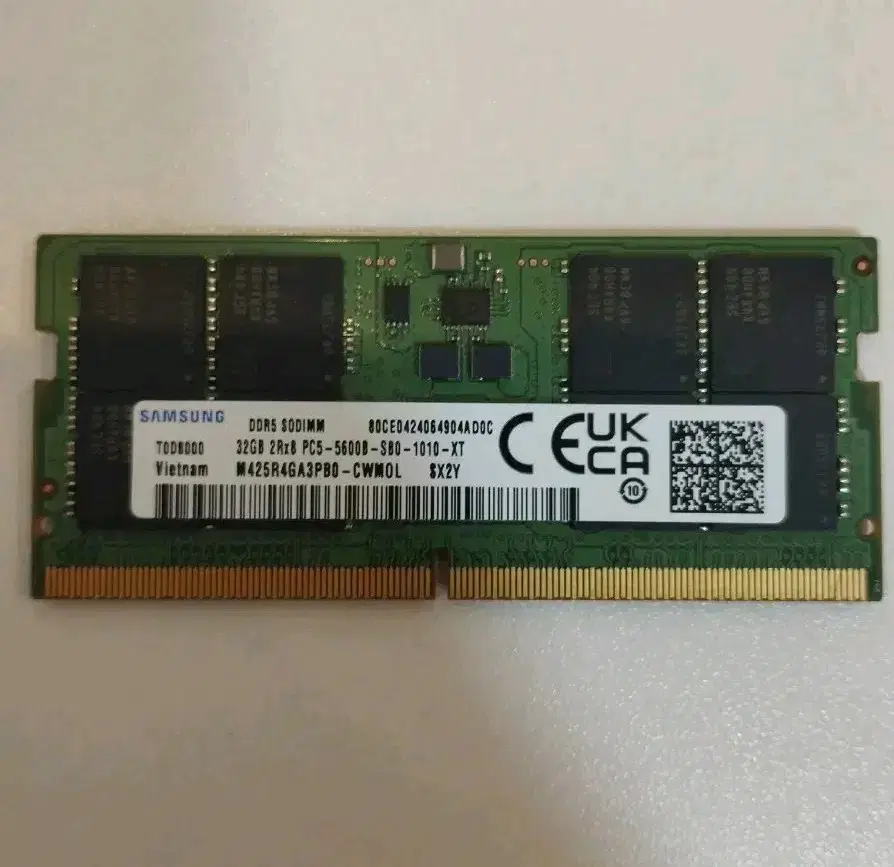 삼성 DDR5 44800 RAM32GB 노트북 5600Mhz 랩탑 메모리