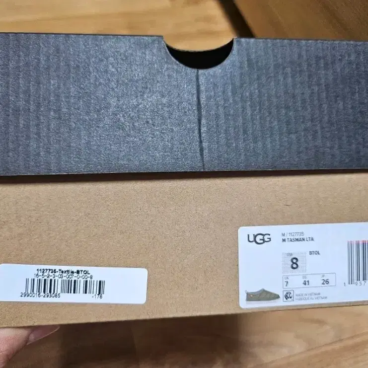 어그 UGG 패딩 슬립온 새제품 260mm (8size)