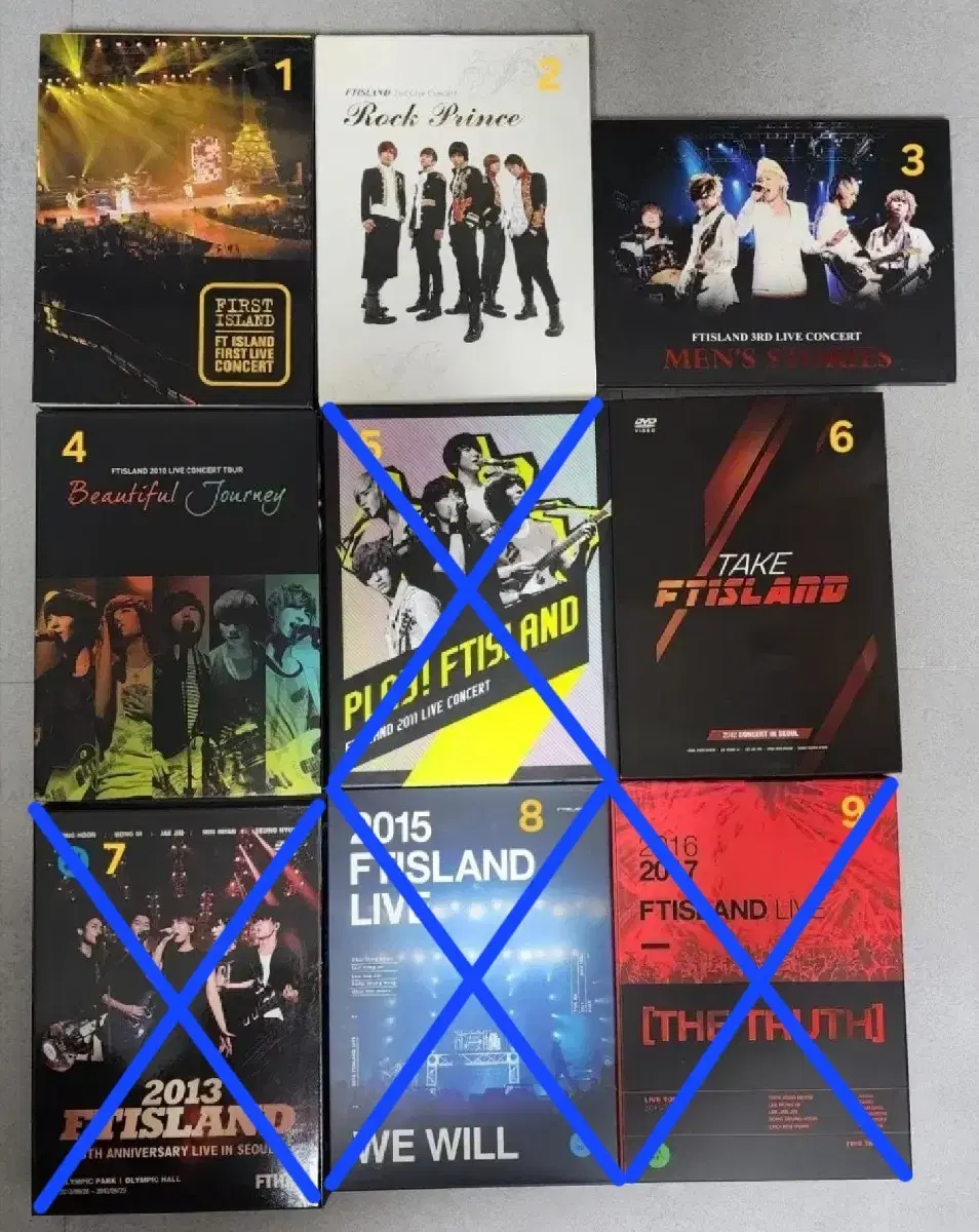 FTISLAND FT아일랜드 한국 콘서트 DVD