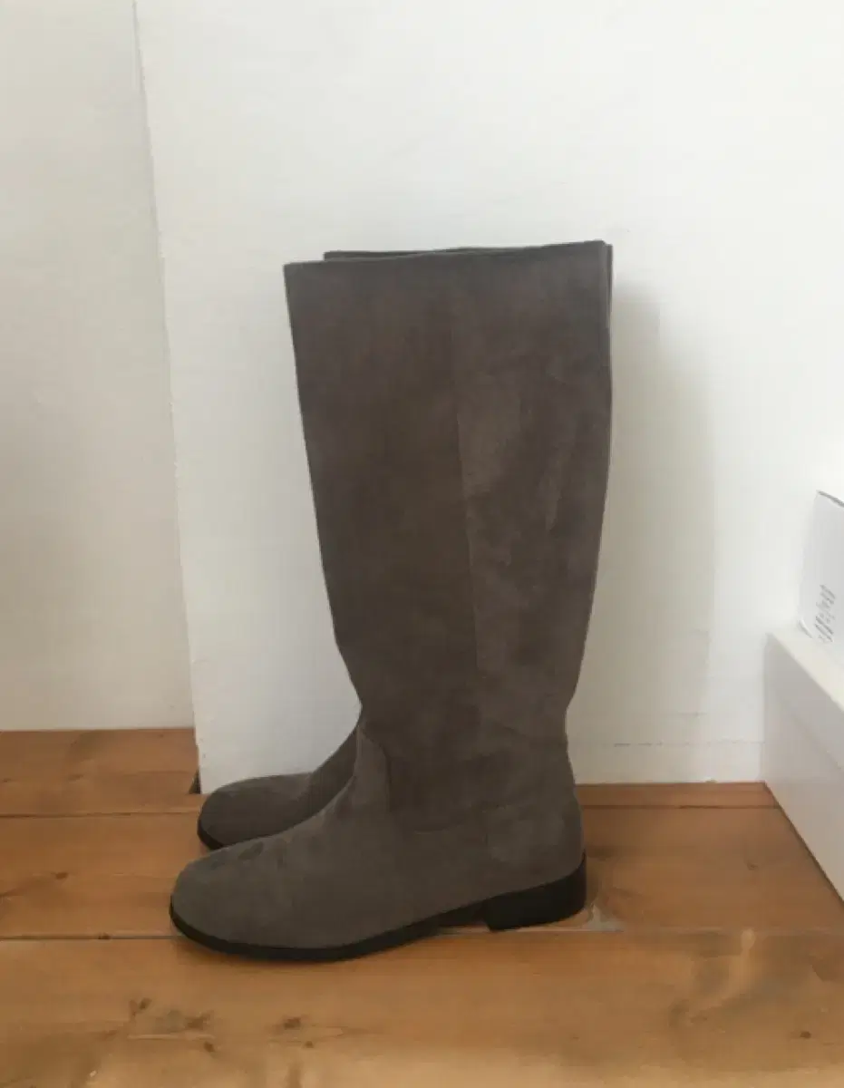 아워캐비넷 부츠 ever suede long boots