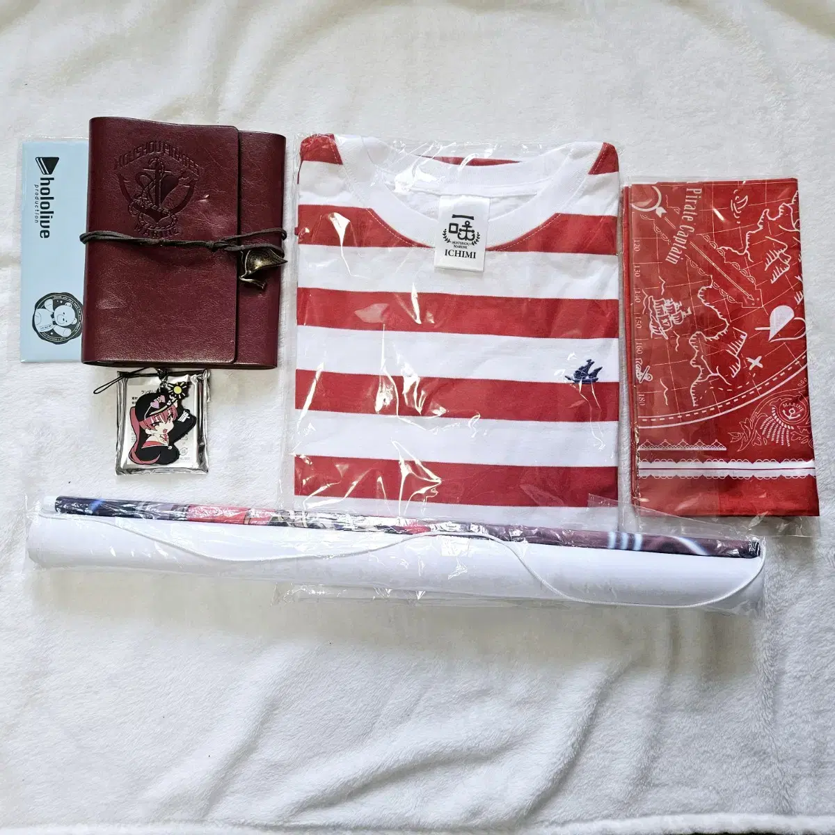 HoloLive Hosho Marine 2022 Taffy+Notebook+Letter+T-Shirt+Hoodie+Bandana+Lovestrap