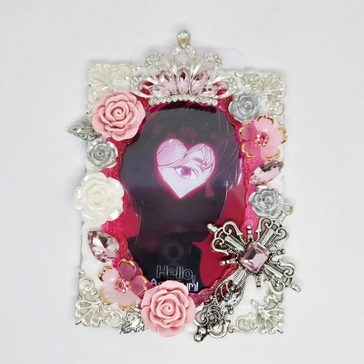 Decoden Toploader Decoden Topcu Plave Topcu plave photocard holder Pink Crown Toploader