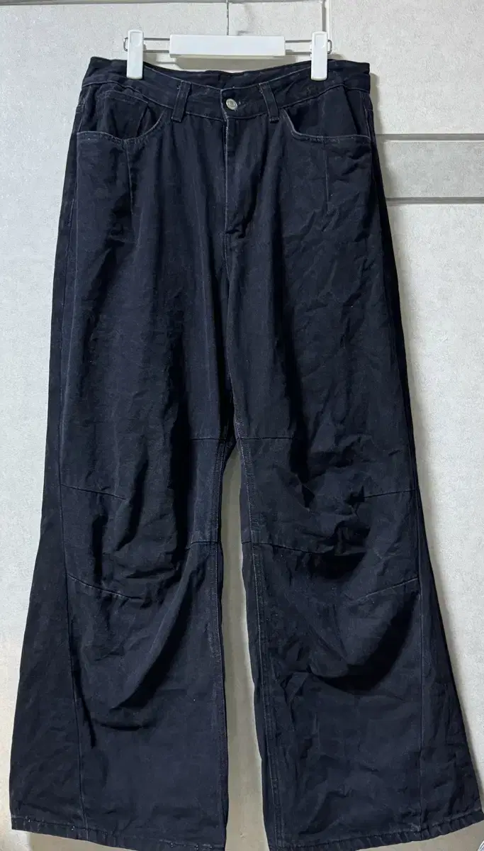 999Humanity AV Pleated Dyed Pants Faded Navy 3(L)