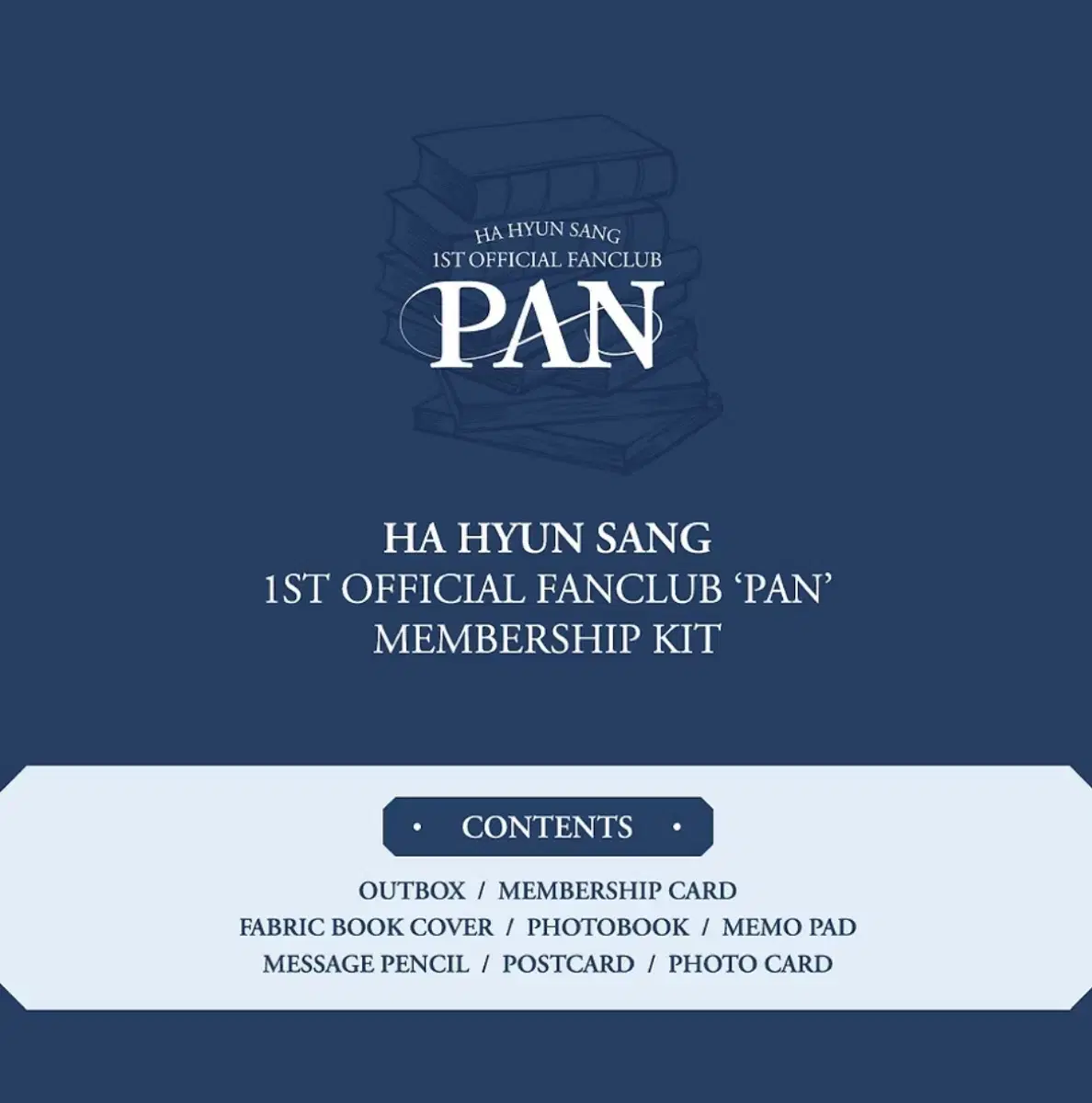 Ha Hyun Sang Fan Club kit WTS Fan Kit