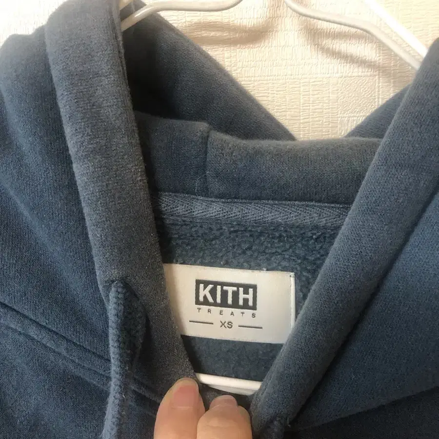 Kith treat 후드 네이비 xs 95