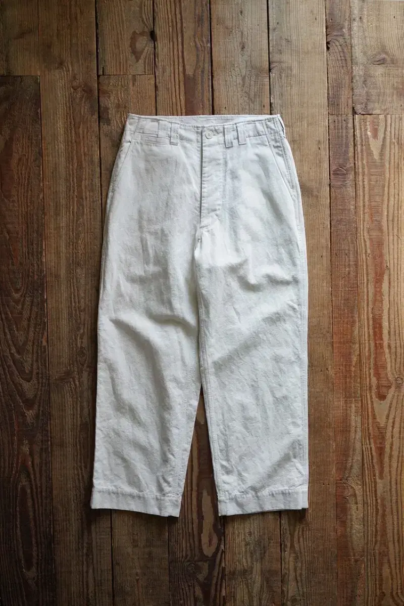 [L] Wardrobe41 Wide Work Pants Natural