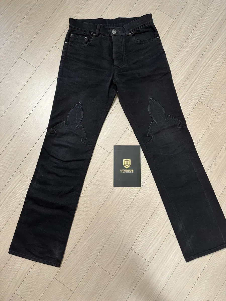 Chrome Hearts Flared Knee Black Jeans Size 30