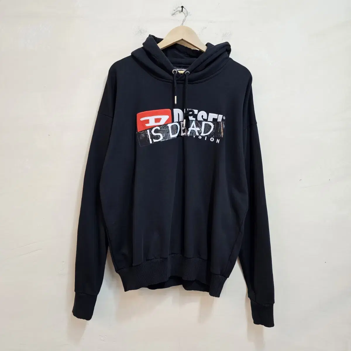 [DIESEL] Diesel Printed Brushed Hoodie