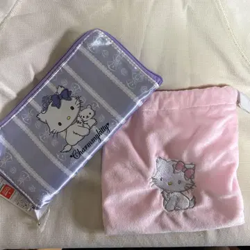 산리오 산리오 복조리 참미 키티헤어아이론 케이스 파우치