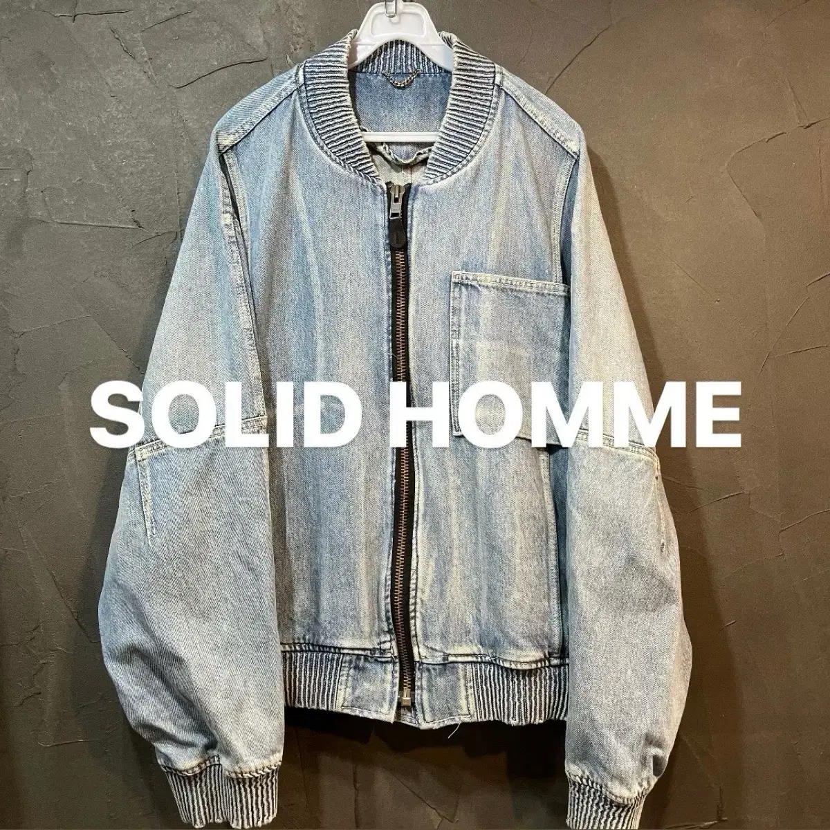 [50] SOLID HOMME 솔리드옴므 데님 블루종