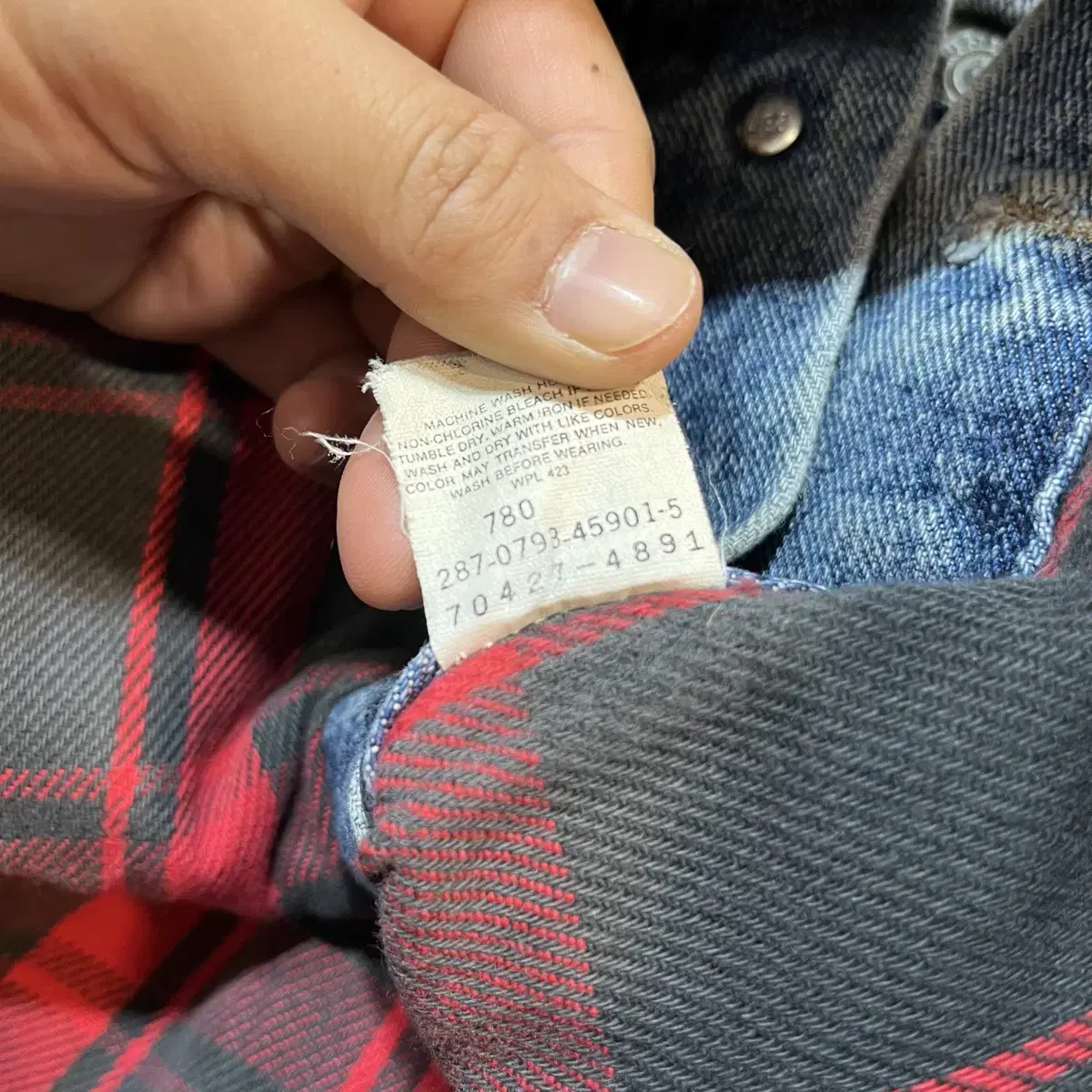 [M] LEVIs 리바이스 USA 빈티지 데님 자켓