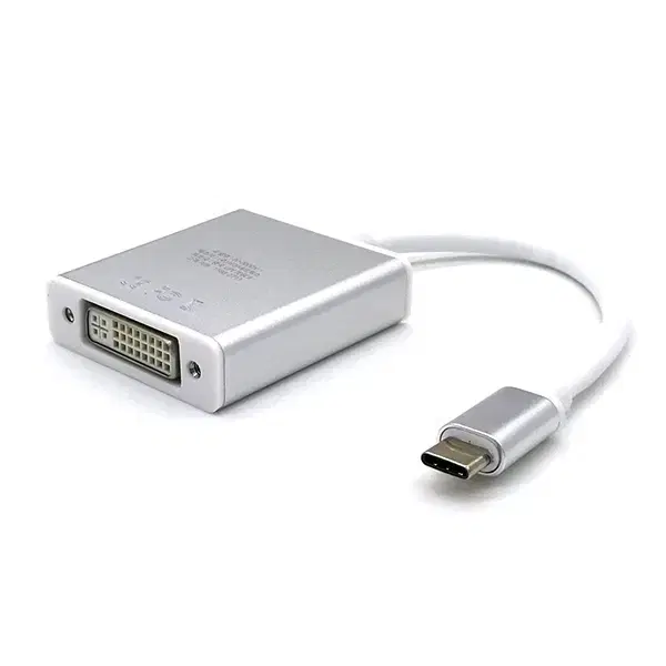 USB Type-C to DVI 컨버터 실버