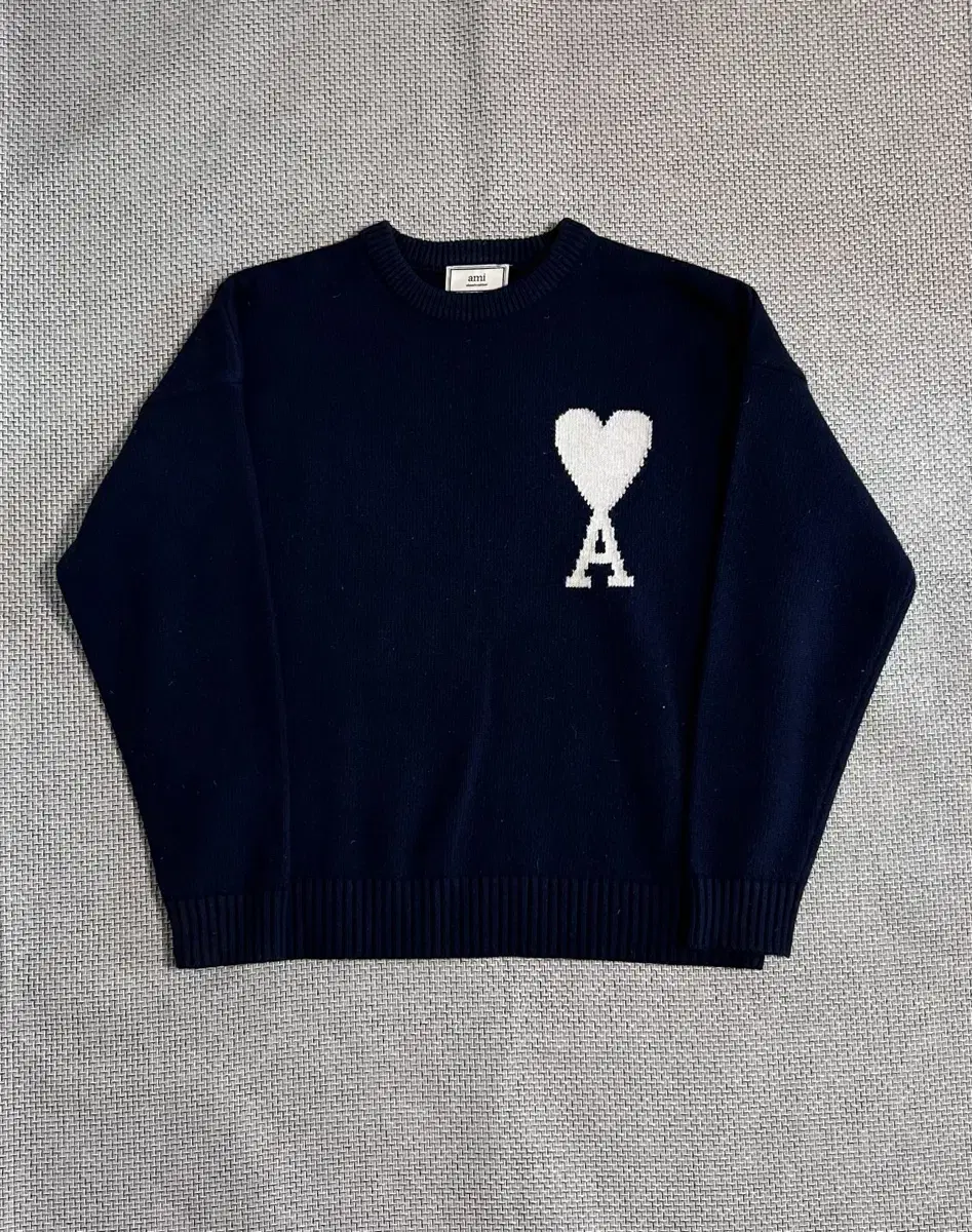 Army Big Logo Navy Knit L