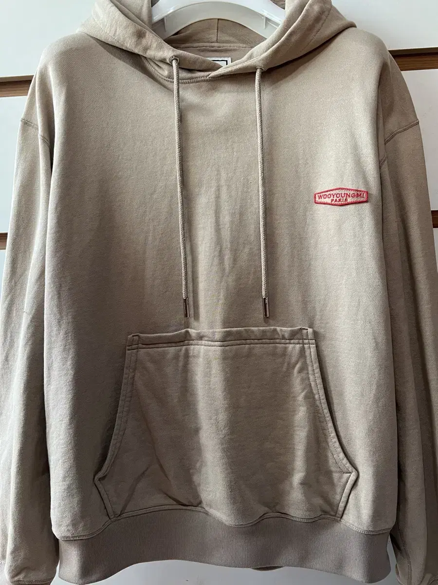 (50)wooyoungmi hoodie back logo