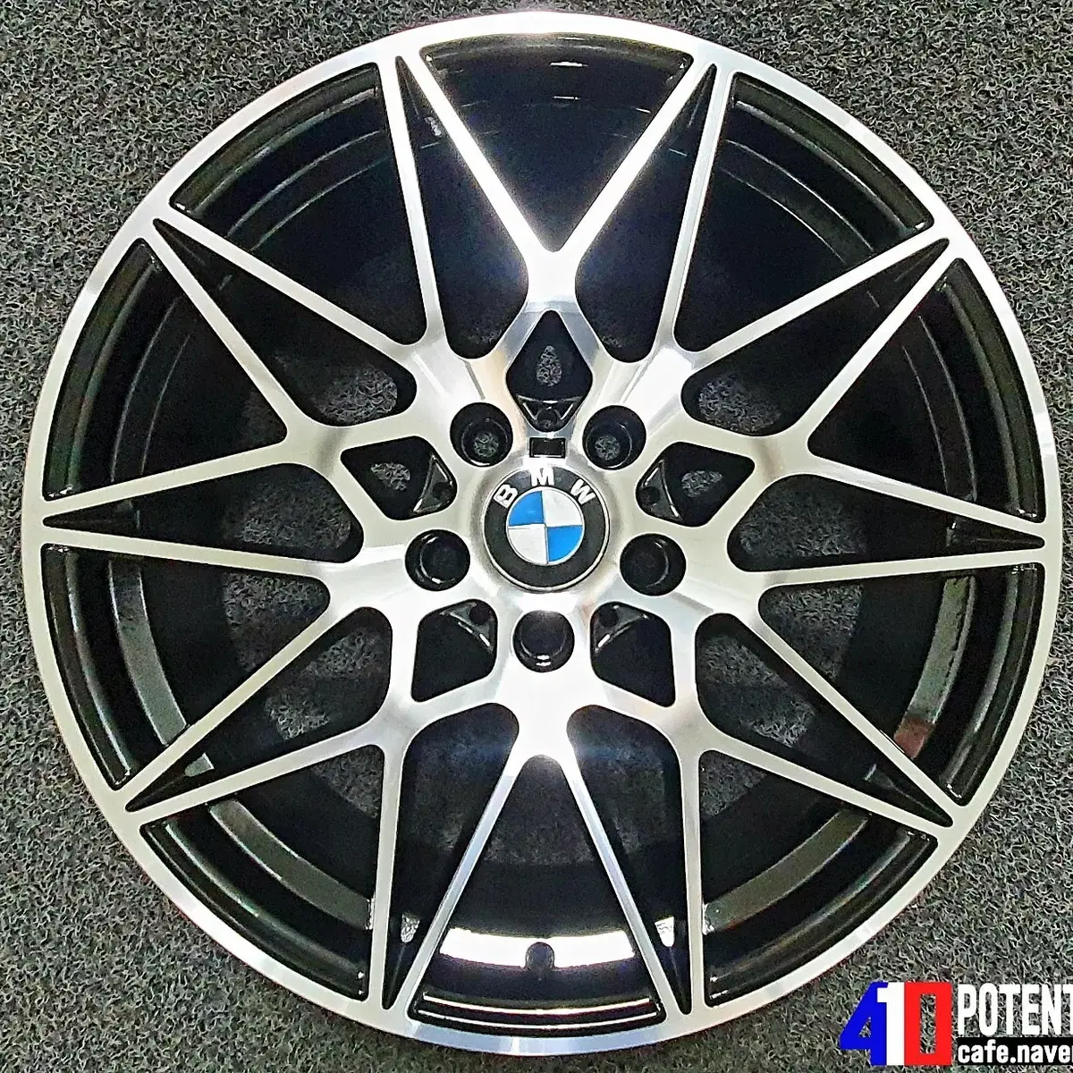 중고휠 BMW M4 666M 스타일 블랙폴리쉬 5홀 19인치 휠 4개