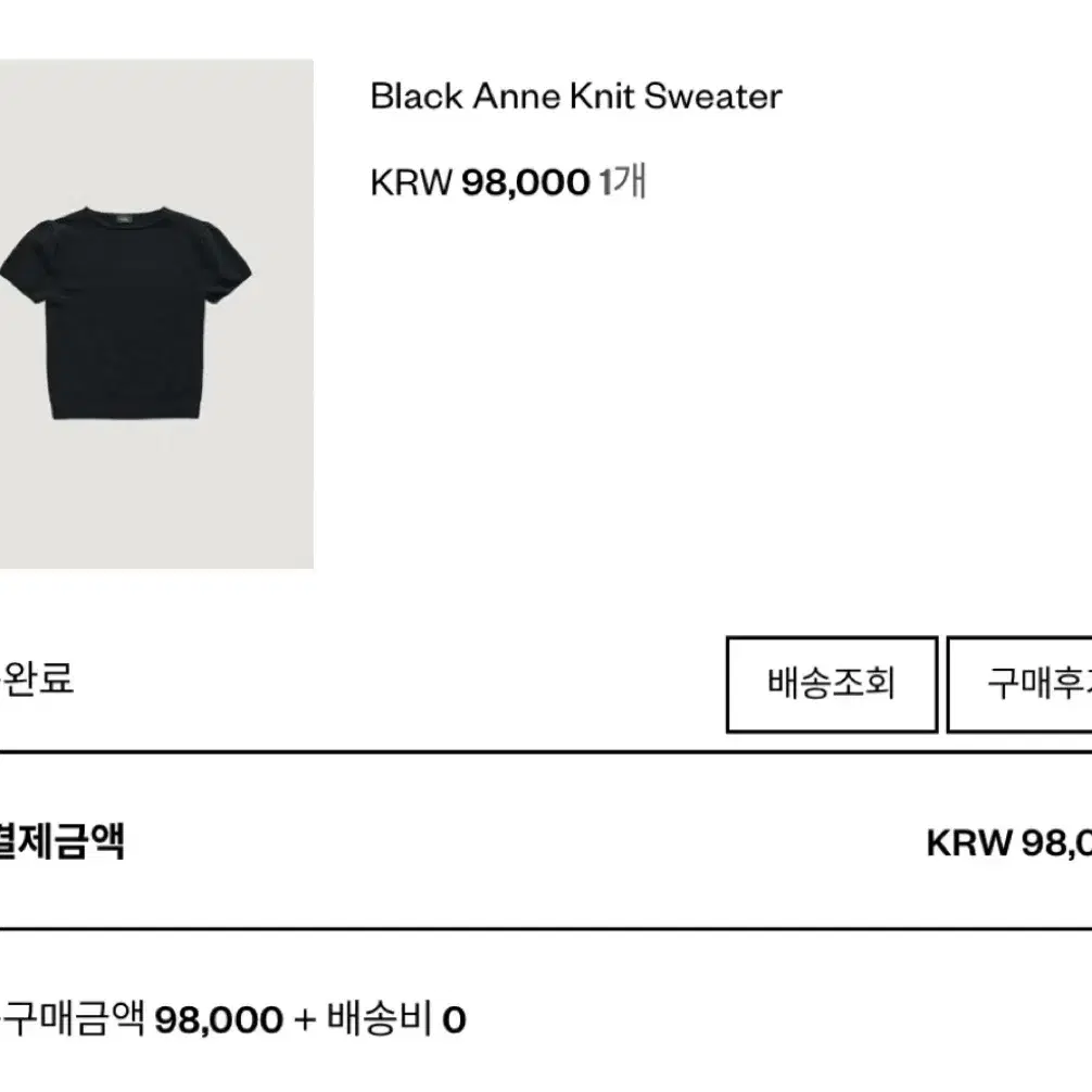 더바넷 Black Anne Knit Sweater