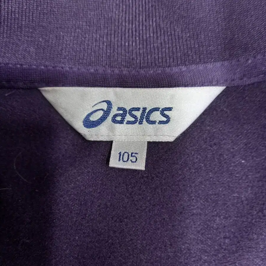 XL105 ASICS 여성용 약기모 트레이닝상의 보라 XL-347