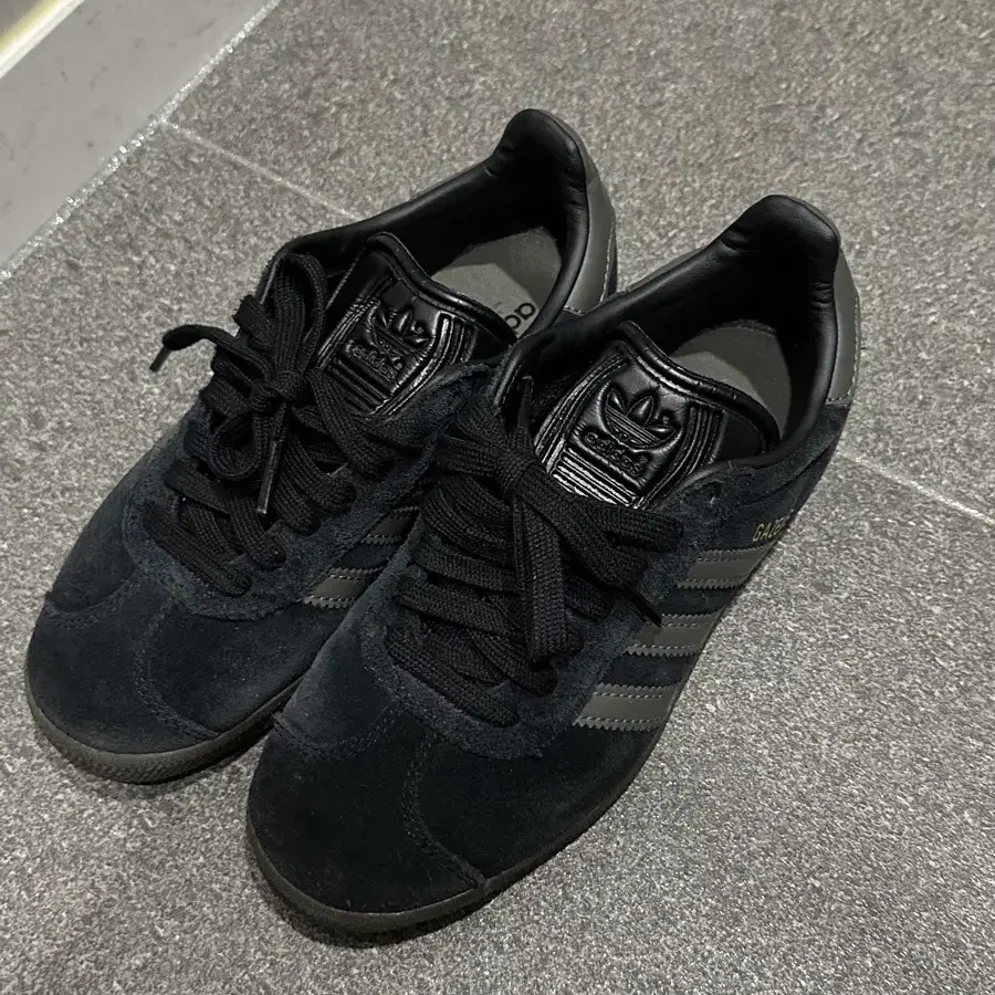 [아디다스]가젤 Gazelle Low Trainers (블랙 )*220