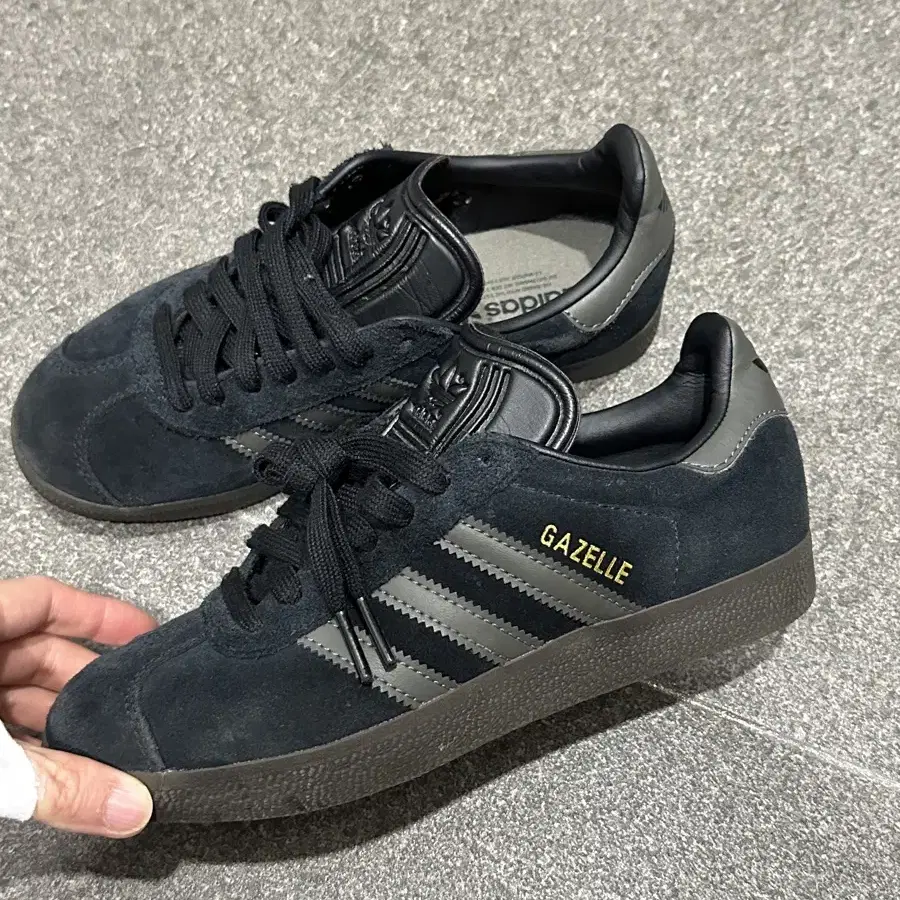 [아디다스]가젤 Gazelle Low Trainers (블랙 )*220