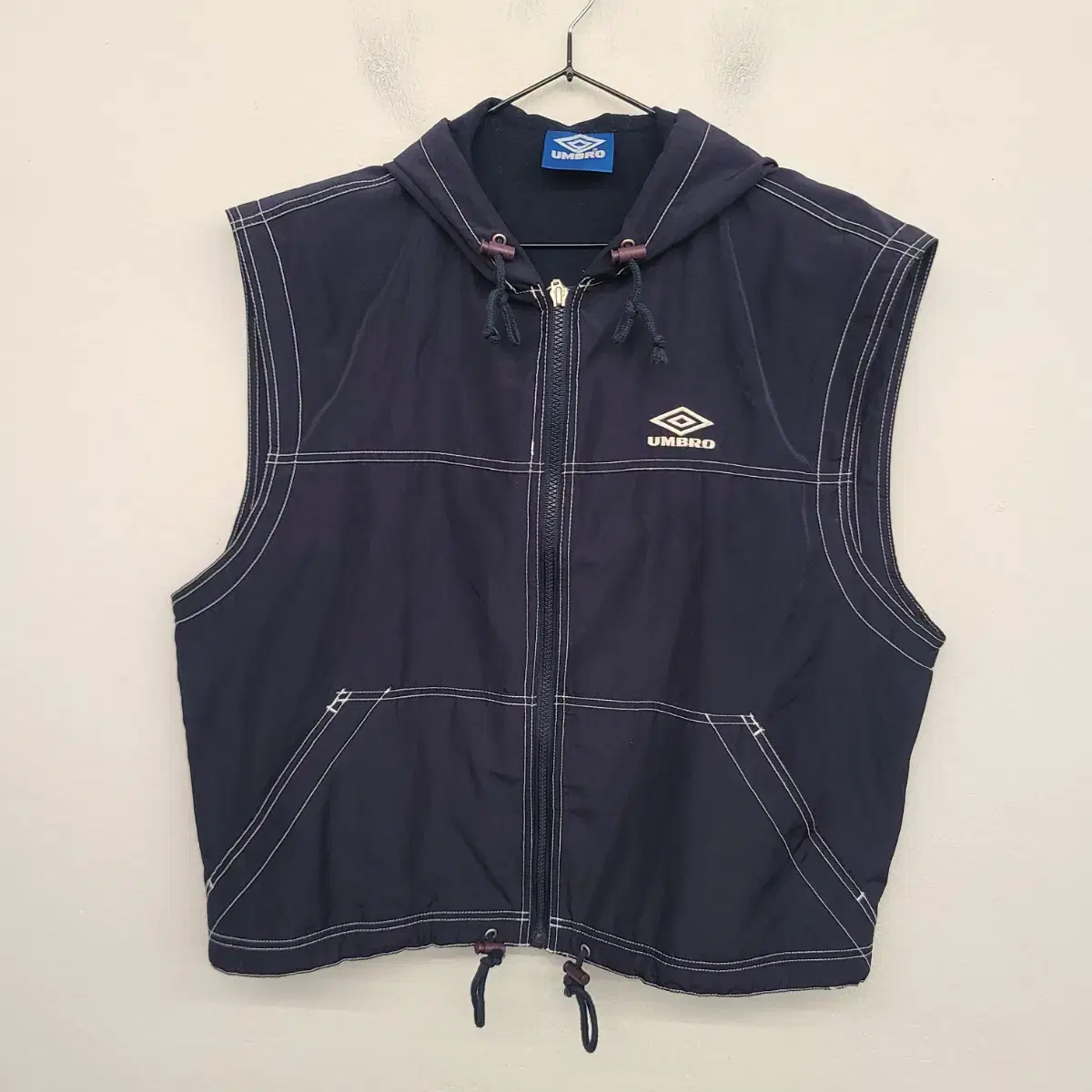 [95/M] Umbro Old School Woven Hooded Vest