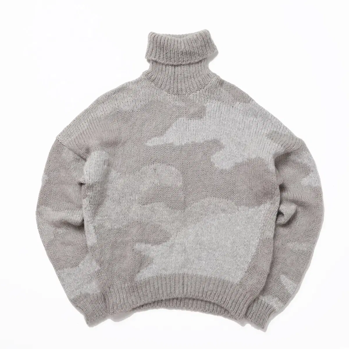 08sircus Pattern Turtle Neck Knit