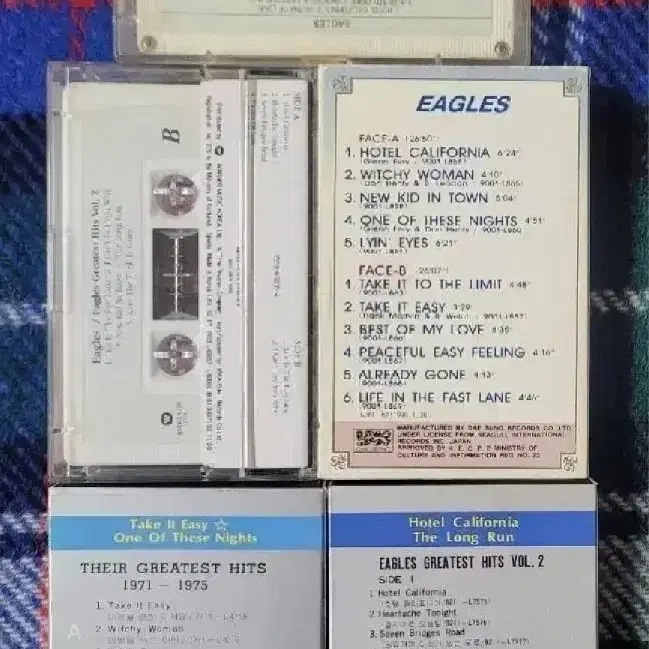 이글스(EAGLES) 카세트테이프 모음