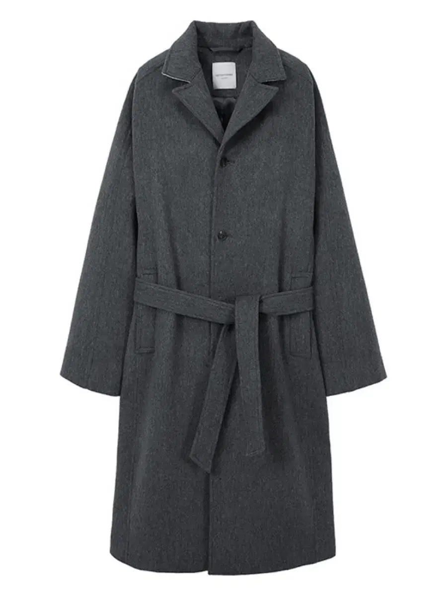 [50] Le917 Homme Oversized Wool Coat Gray