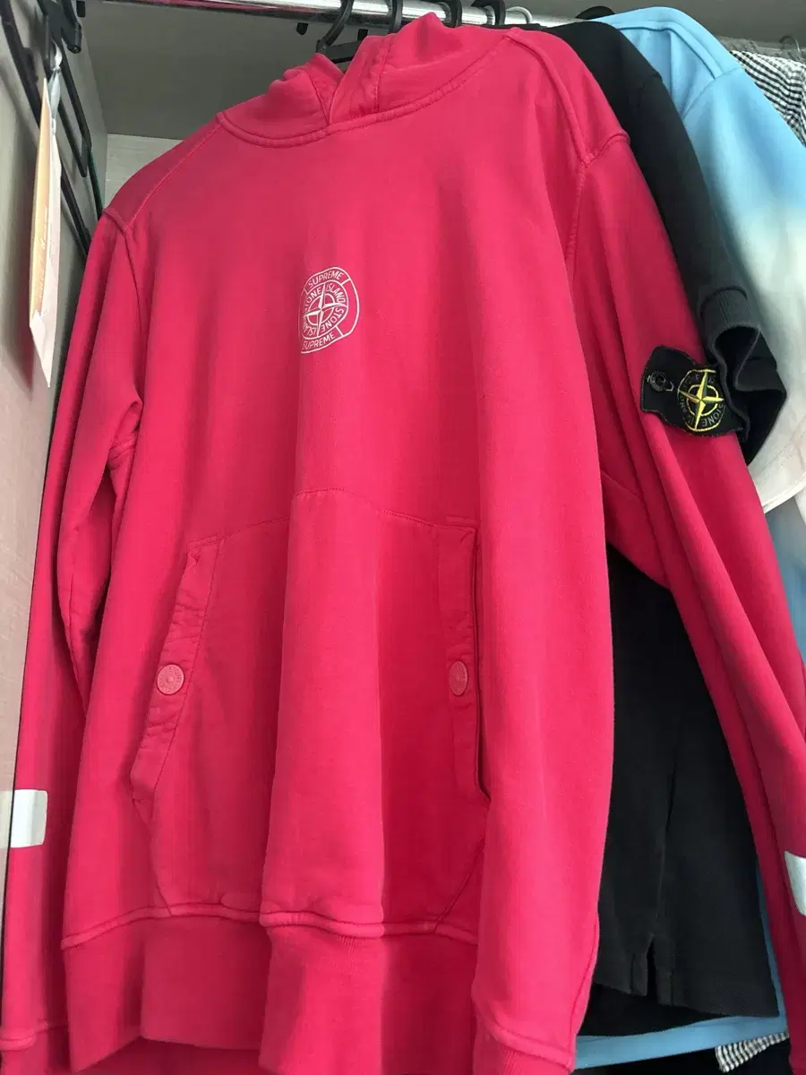 Supreme Stone Island Velour Hoodie