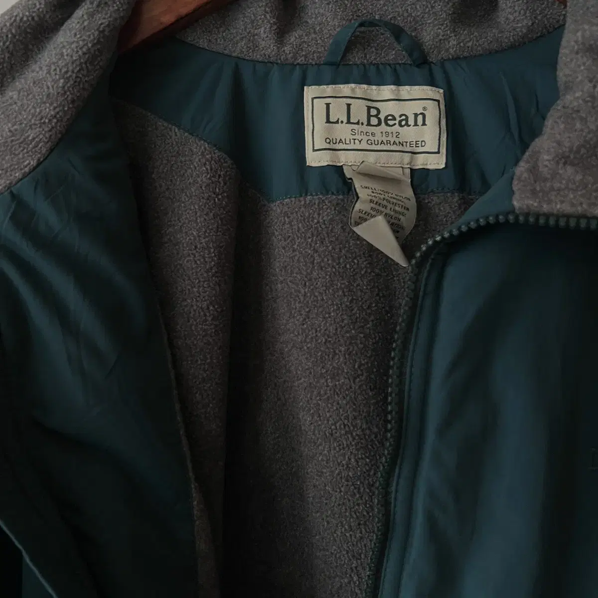 [XL]L.L Bean 엘엘빈 플리스 퀄팅 나일론 플라이트 자켓